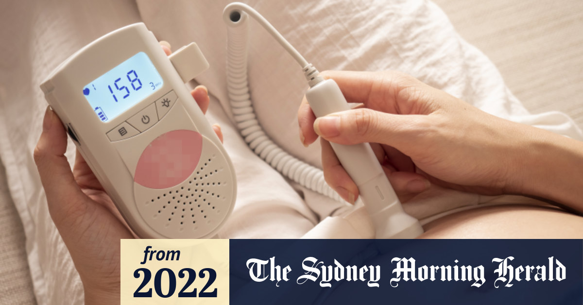 At home fetal top heart monitor
